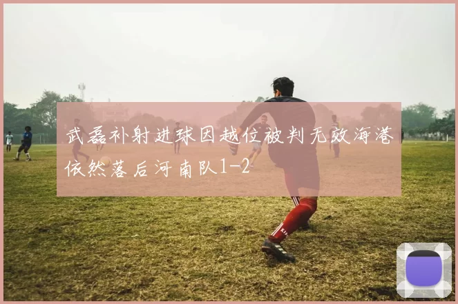 武磊补射进球因越位被判无效海港依然落后河南队1-2